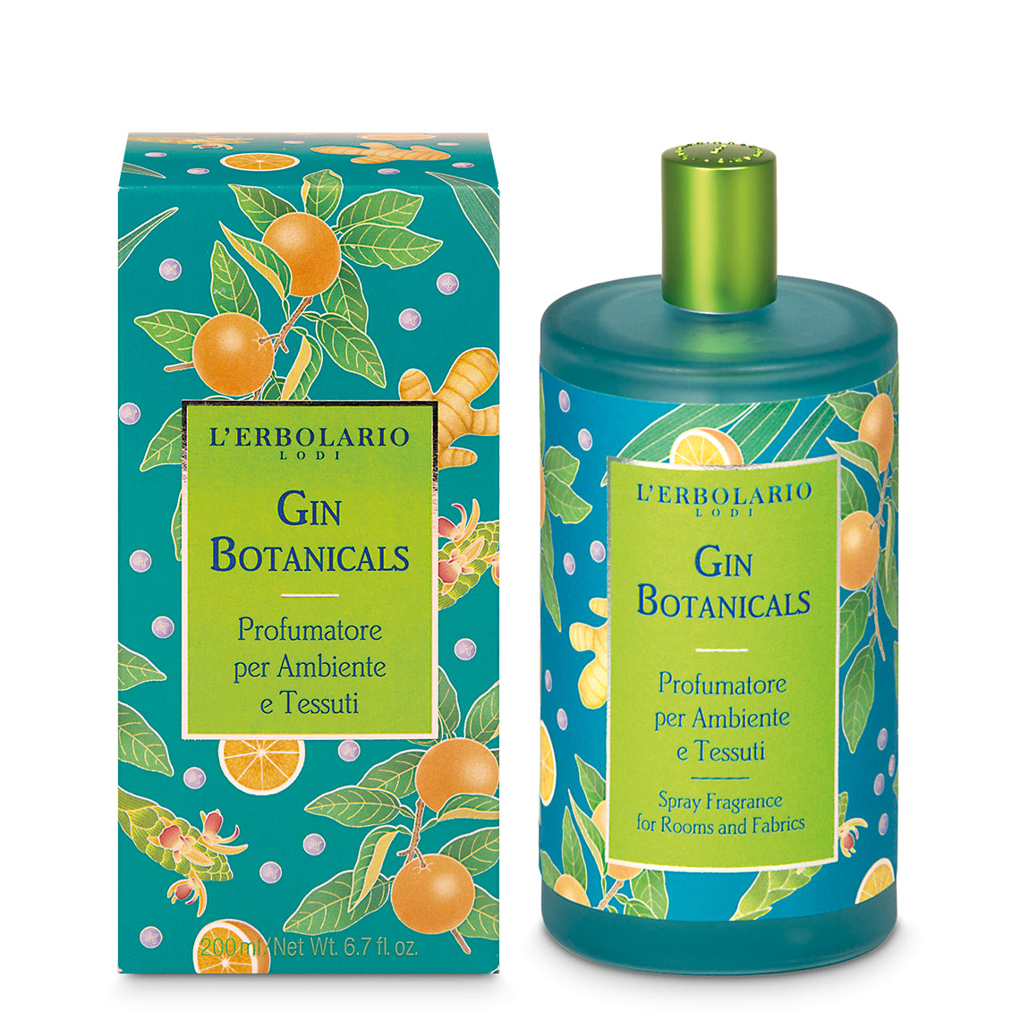 Gin Botanicals Profumatore per Ambiente e Tessuti 200ml