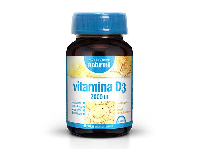 Naturmil Vitamina D3 2000UI 60cp
