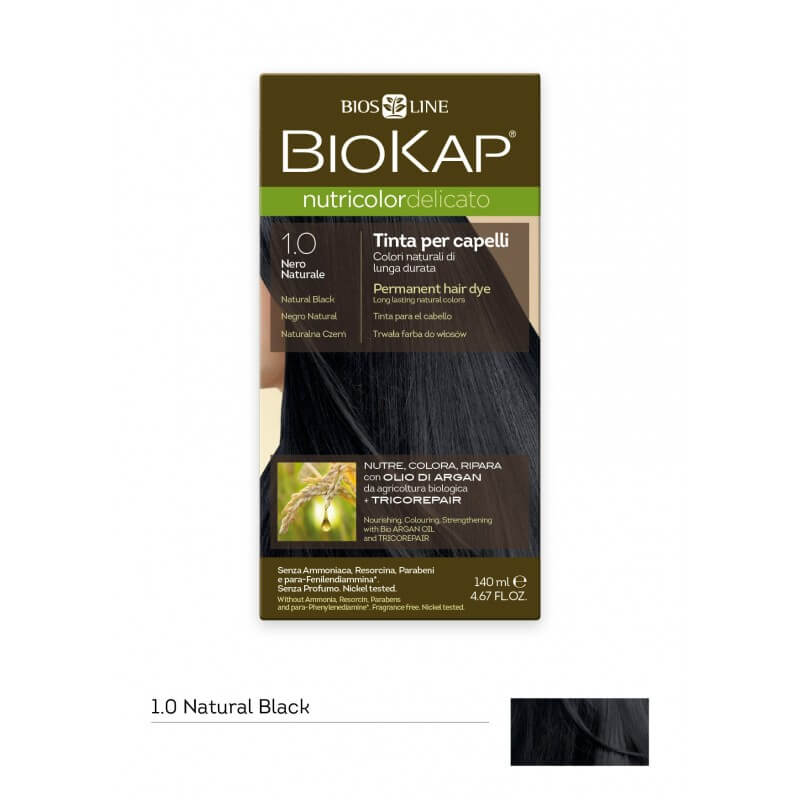 Nutricolor Delicato 1.0 Nero Naturale 140ml