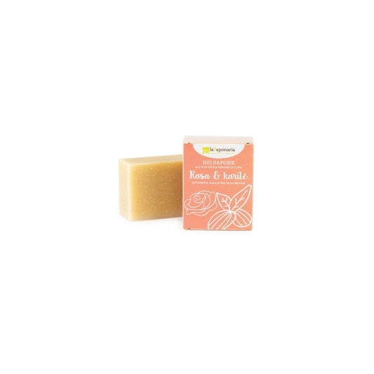Bio Sapone Solido Rosa e Karitè 100g