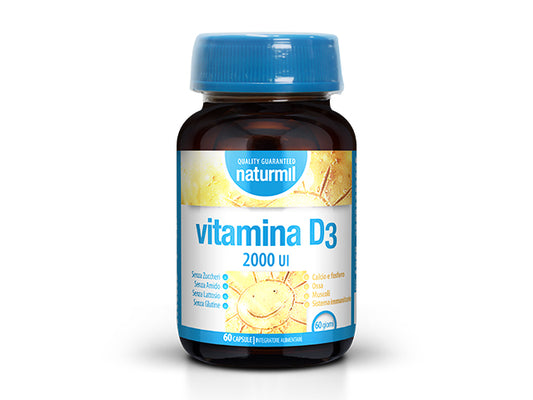 Naturmil Vitamina D3 2000UI 60cp